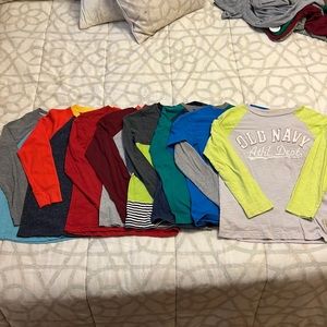 Lot of 8, Boys shirts, size 8-10.. Gap Kids, Old Navy, Circo & more!